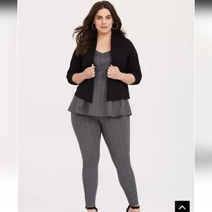 Torrid Black and Gray Pants